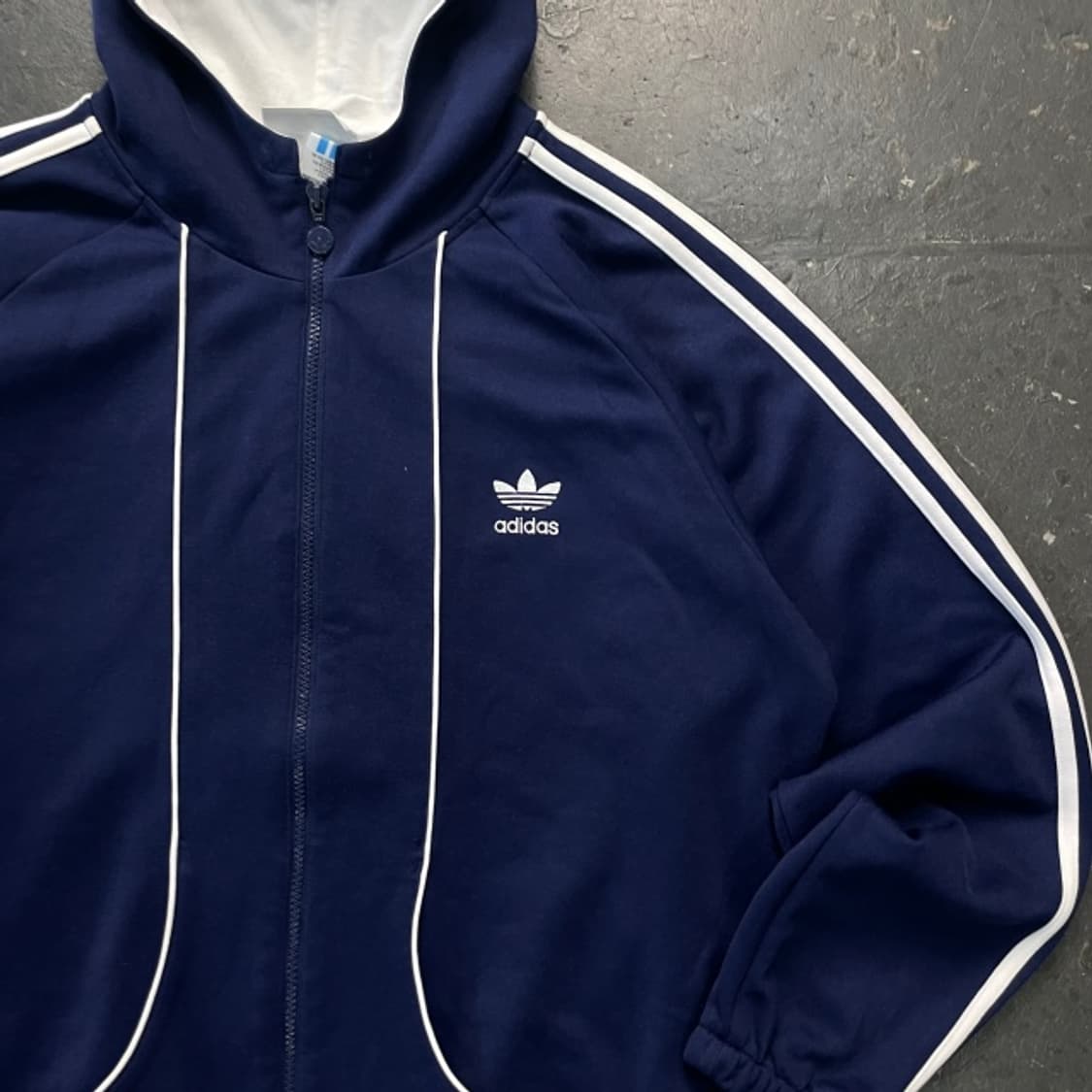 100 아디다스 올드스쿨 후드집업 상품이미지2