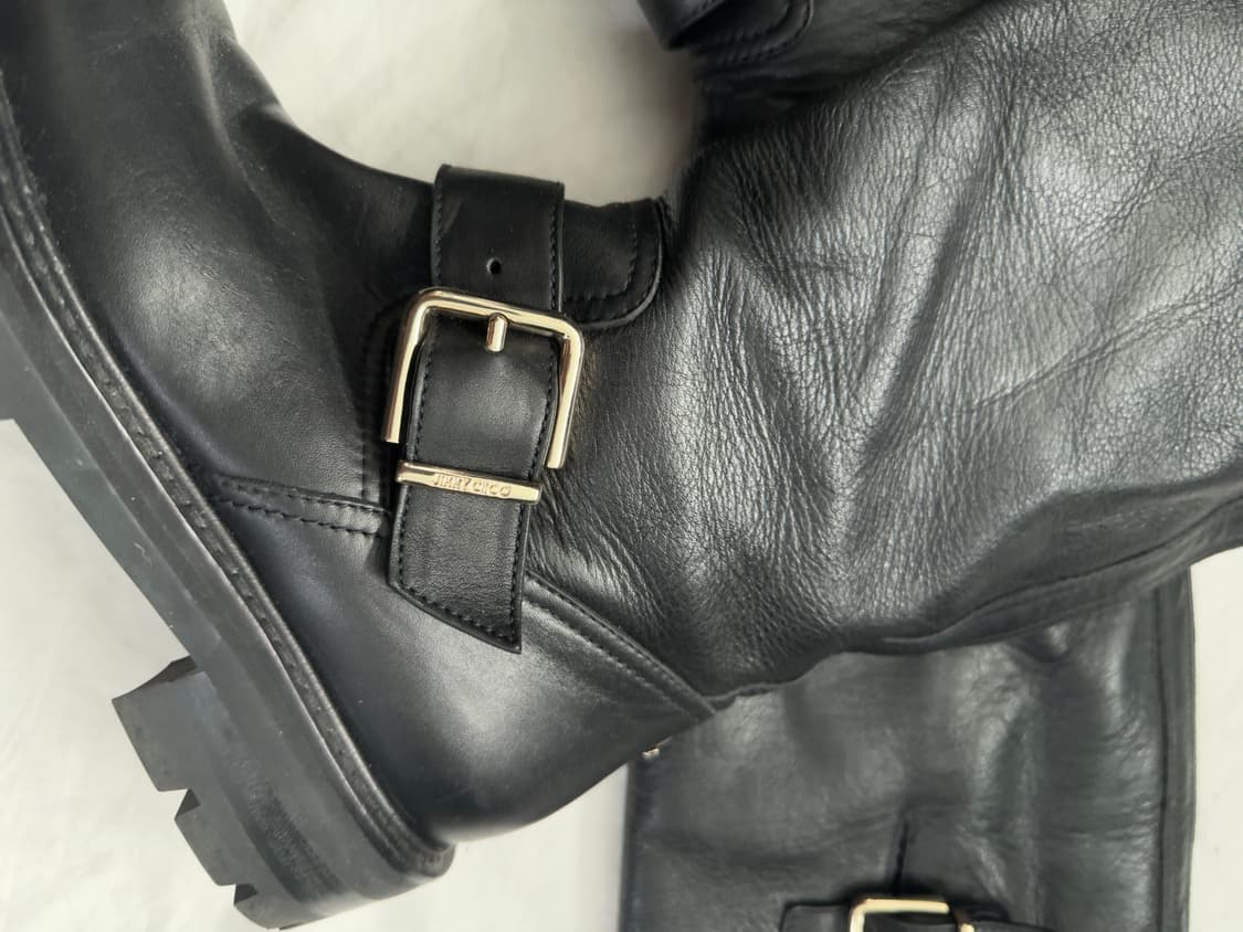 지미추 더블 버클 스트랩 컴뱃부츠 상품이미지3