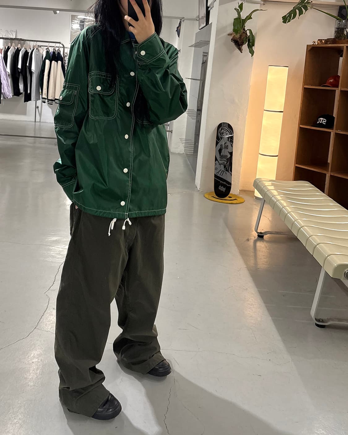 빔즈 BEAMS PLUS Nylon Oxford Painter Pants 상품이미지1