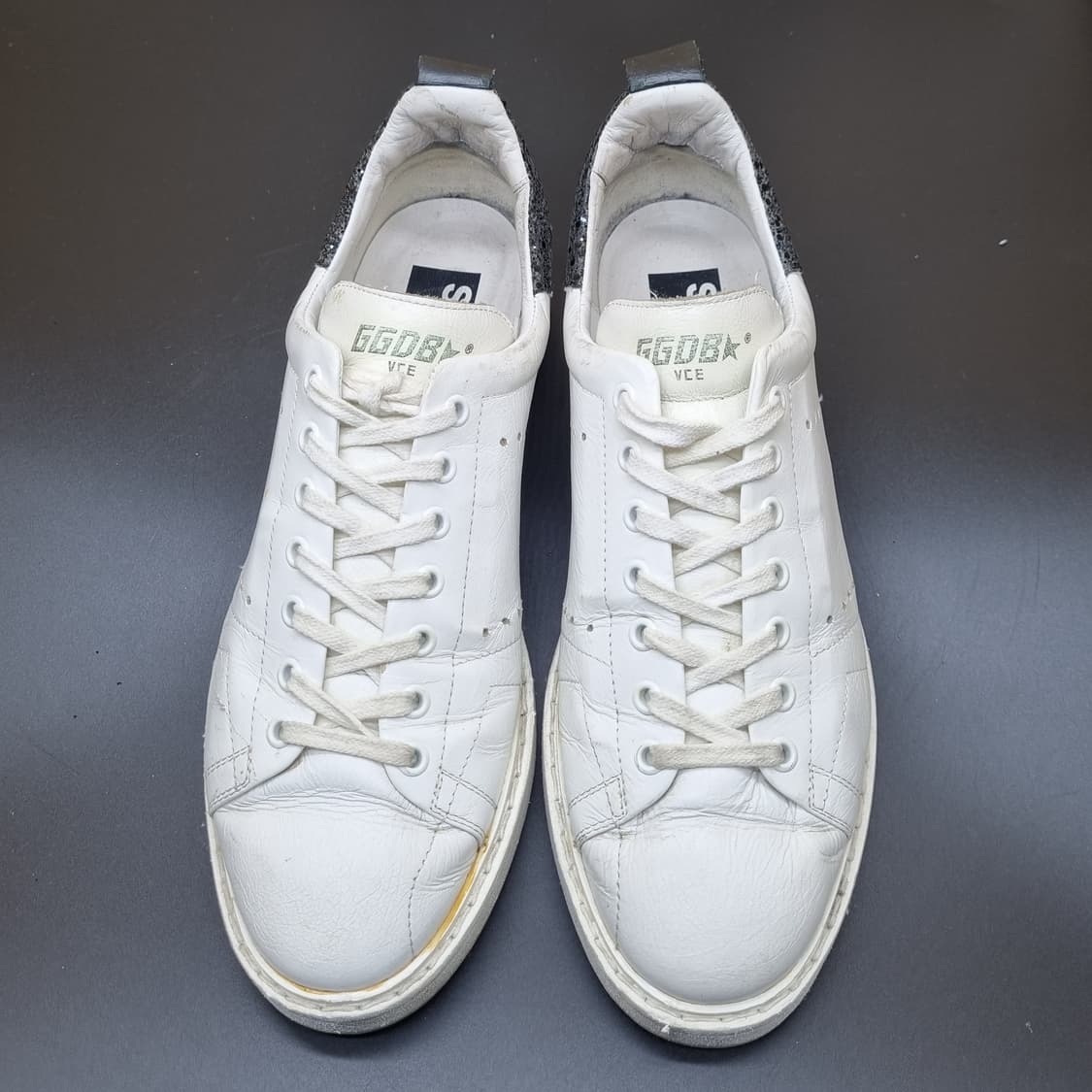 골든구스 스타터 블랙 글리터 스니커즈 270 상품이미지2