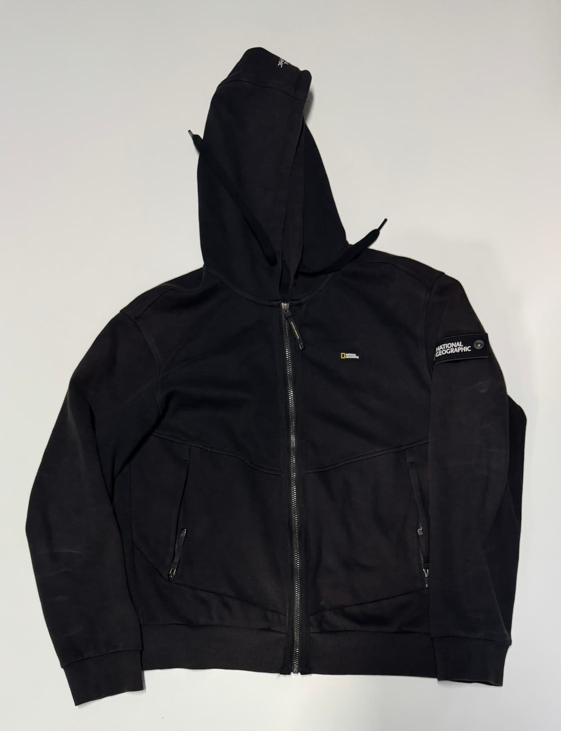 내셔널지오그래픽 와팬 후드집업 L 블랙 상품이미지1