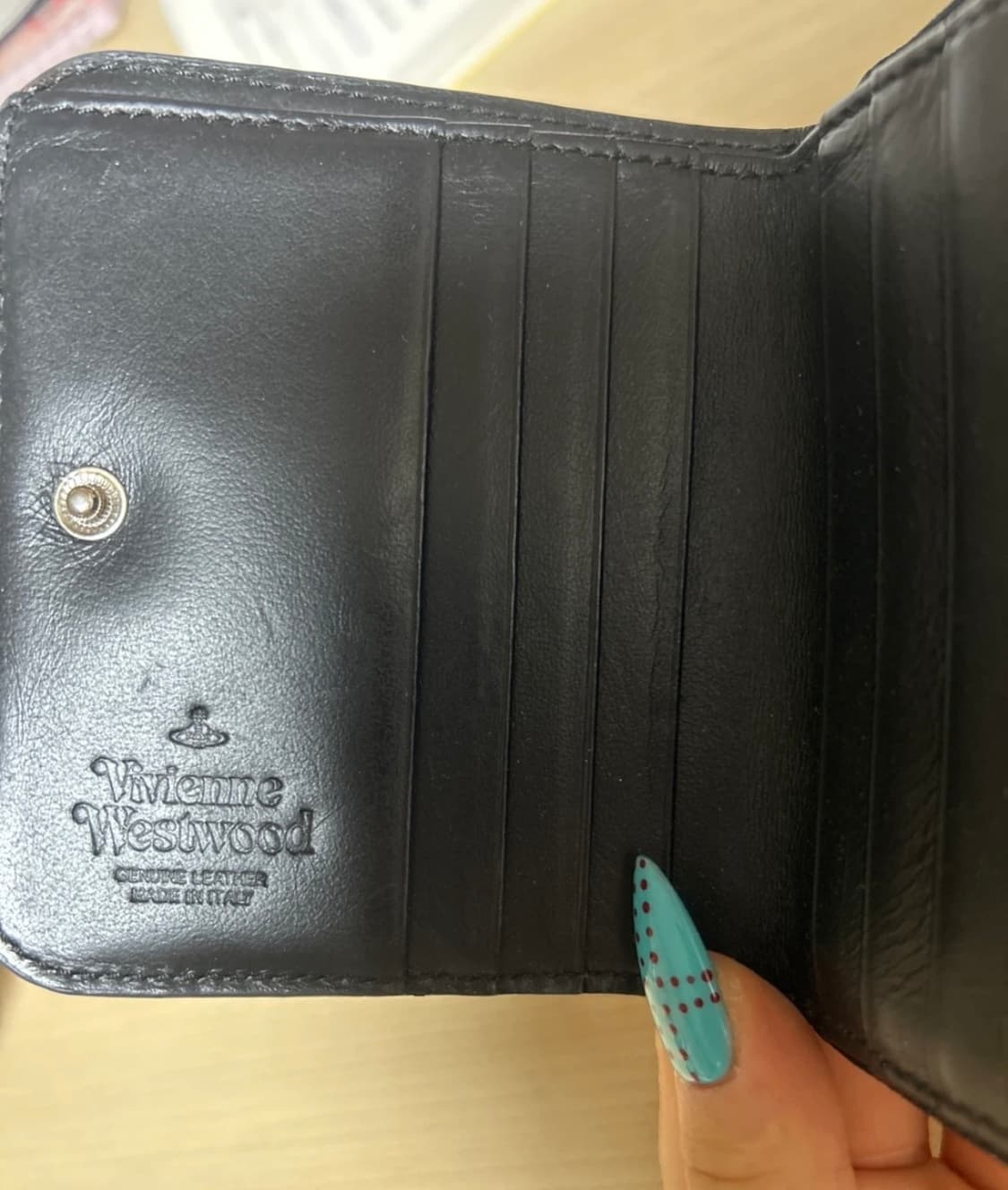 비비안웨스트우드 블랙 반지갑 / 비비안웨스트우드 지갑 상품이미지2