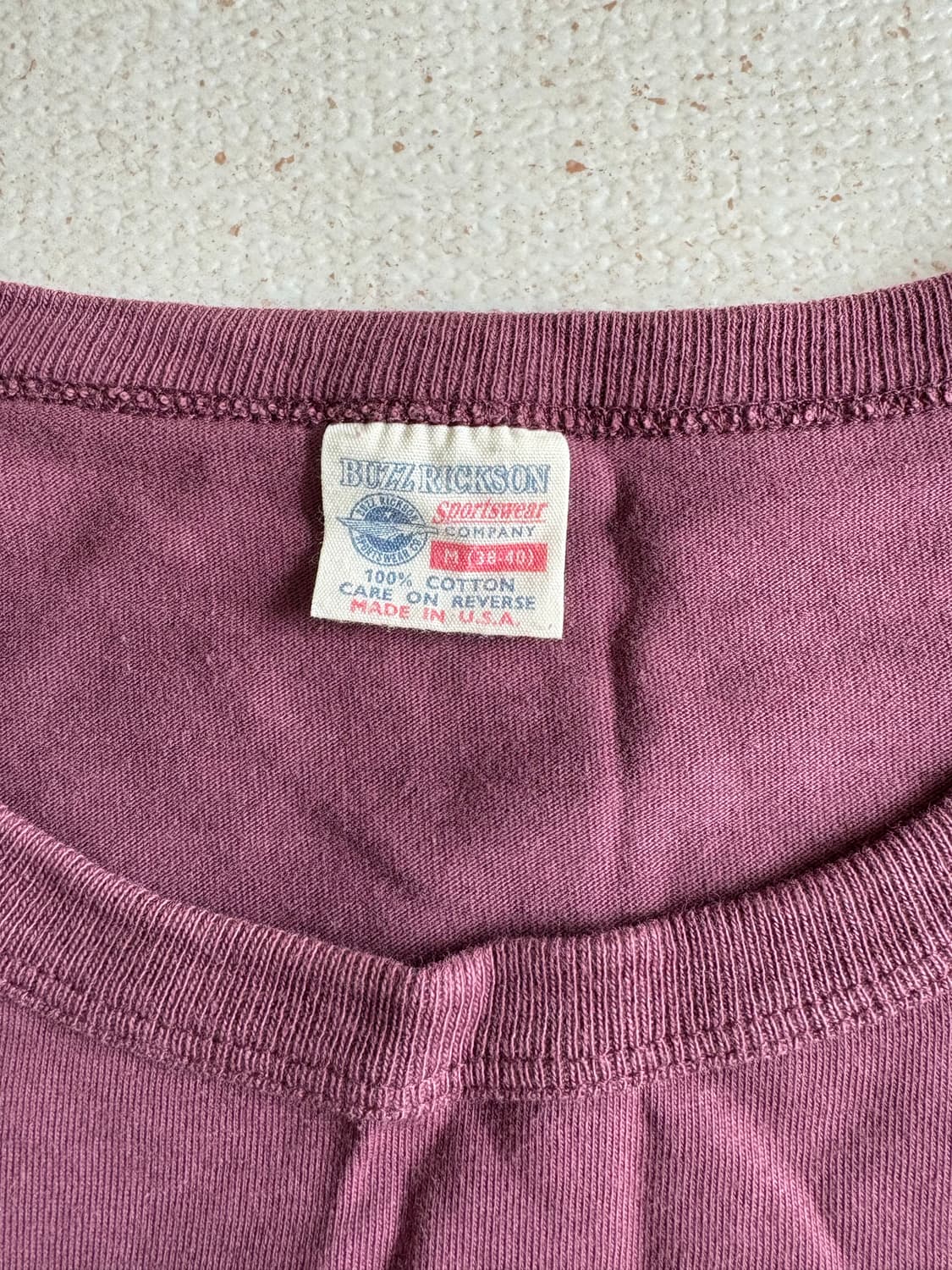 버즈릭슨 그렘림 버건디 반팔티 상품이미지3