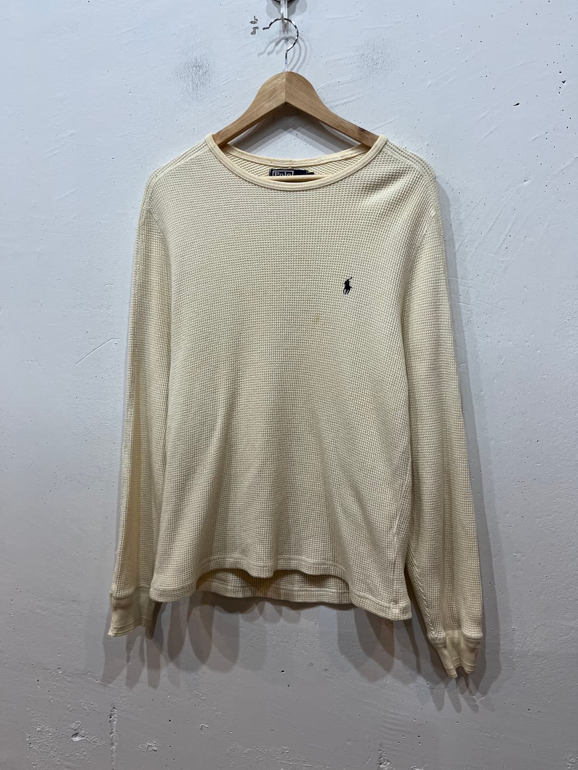 폴로랄프로렌 와플 롱슬리브 M 상품이미지1