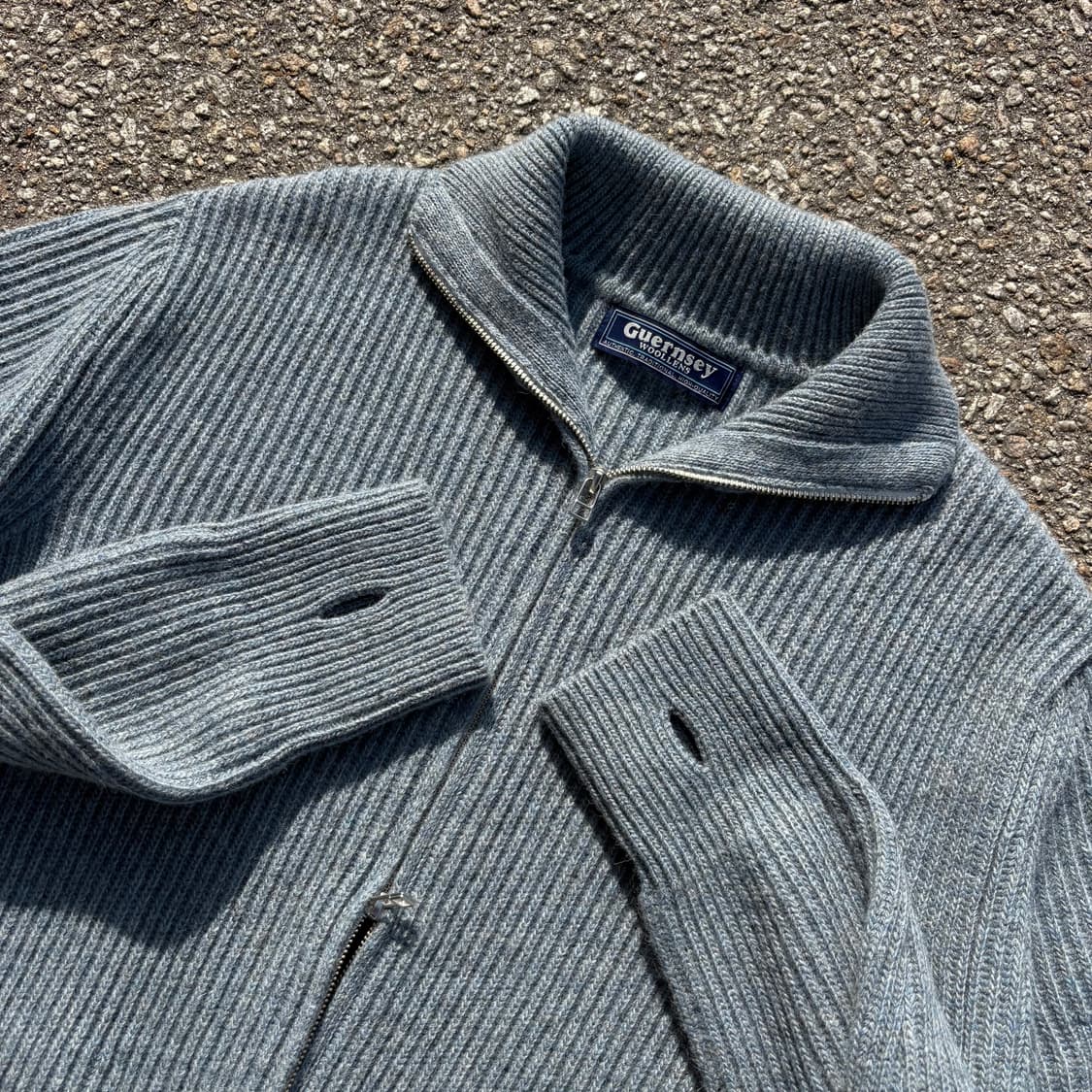 Guernsey Woollens 피셔맨 투웨이 니트집업 상품이미지5