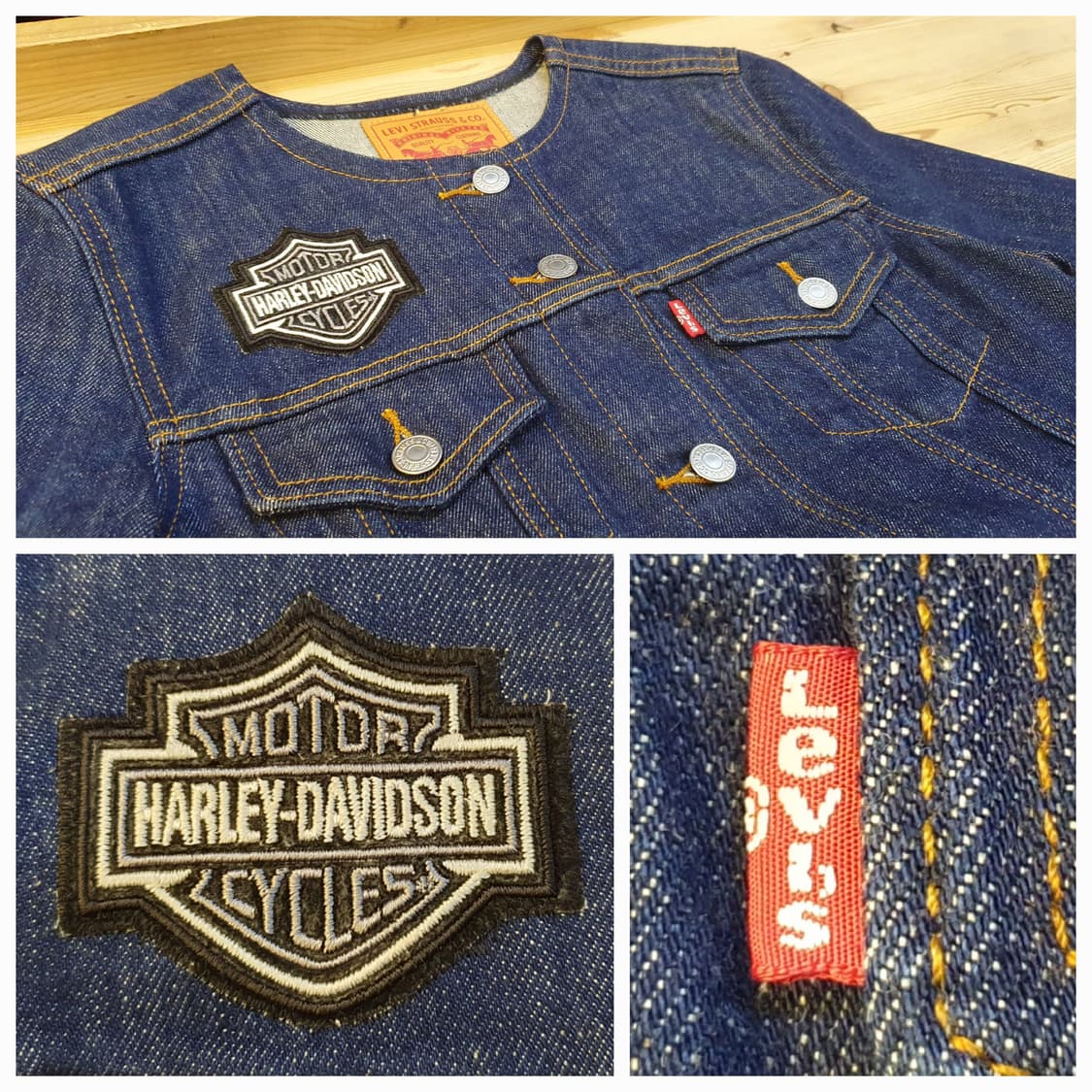 55.리바이스 할리커스텀 데님자켓 상품이미지3