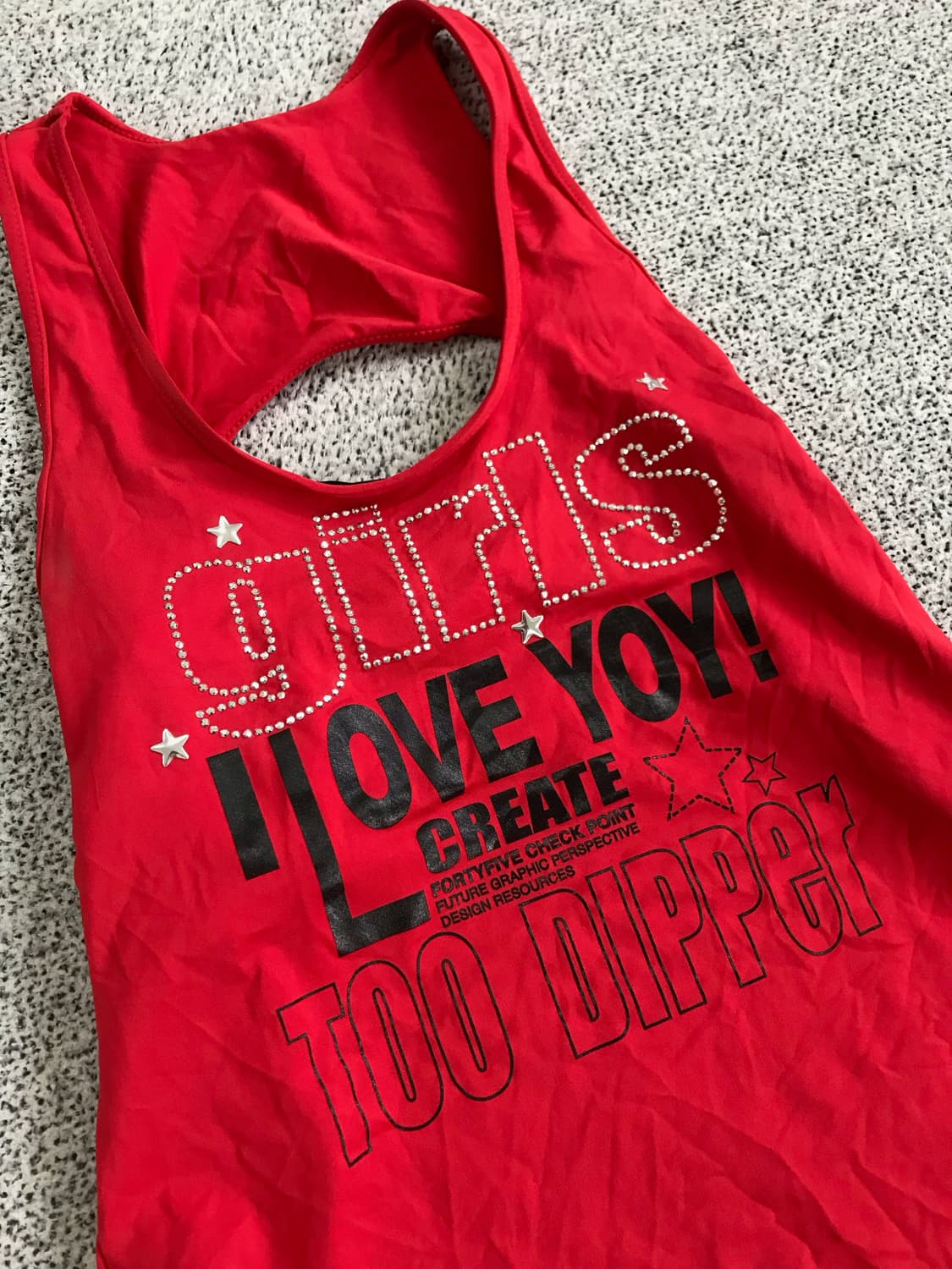 y2k 스윔 나시 상품이미지6