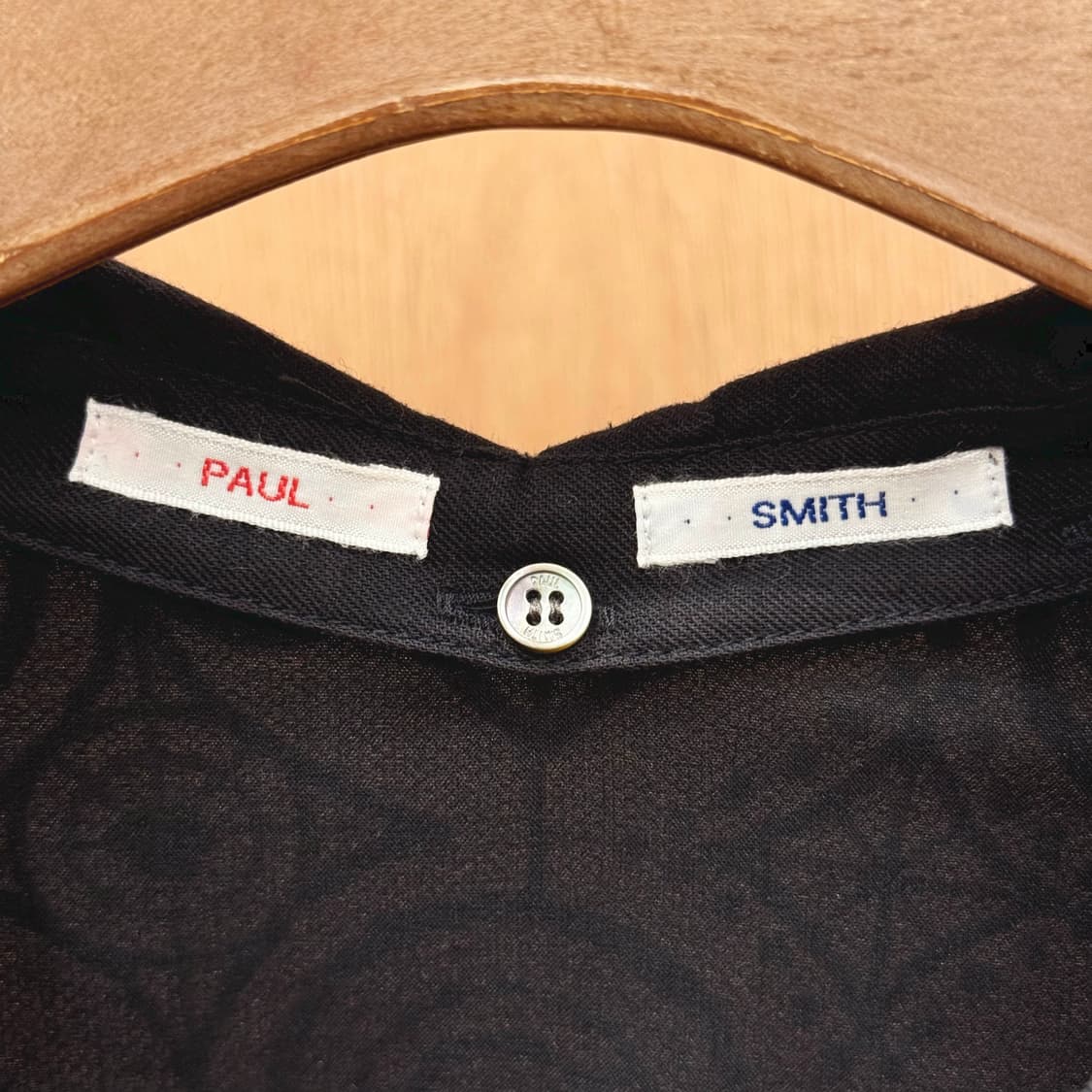 폴스미스 미니 원피스 기하학 자수 레이스 패턴 디테일 블랙 배색 상품이미지7