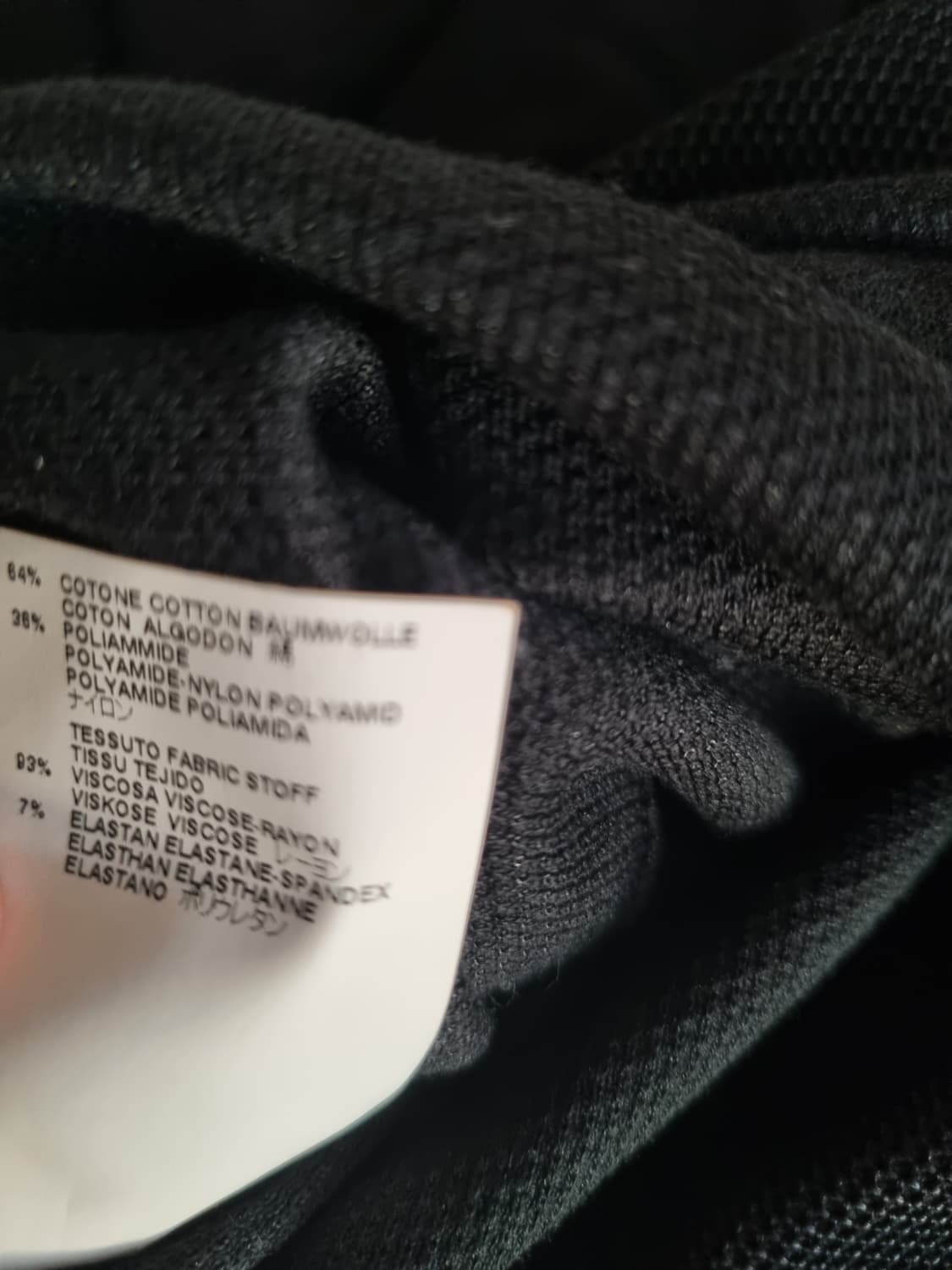 Martin margiela drape mesh top black 상품이미지6