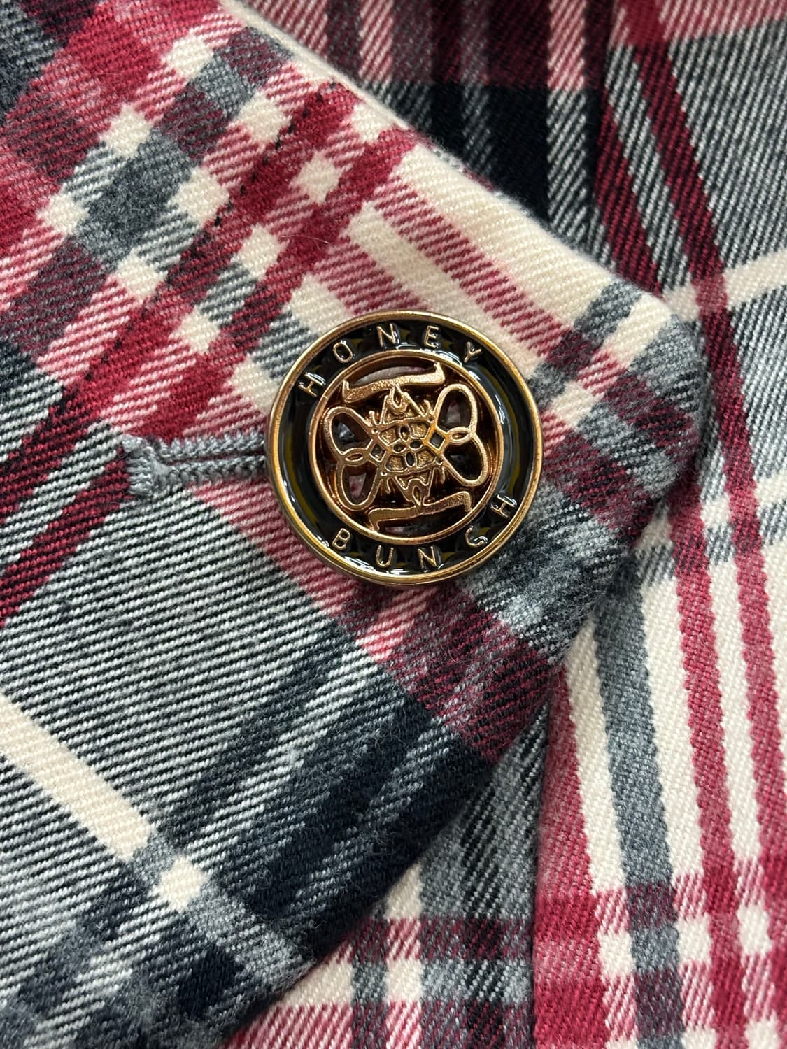 빈티지 체크 코트 상품이미지8