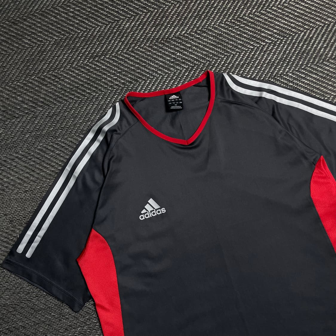아디다스 배색 풋볼 트레이닝 삼선 반팔 탑y 5172 상품이미지3