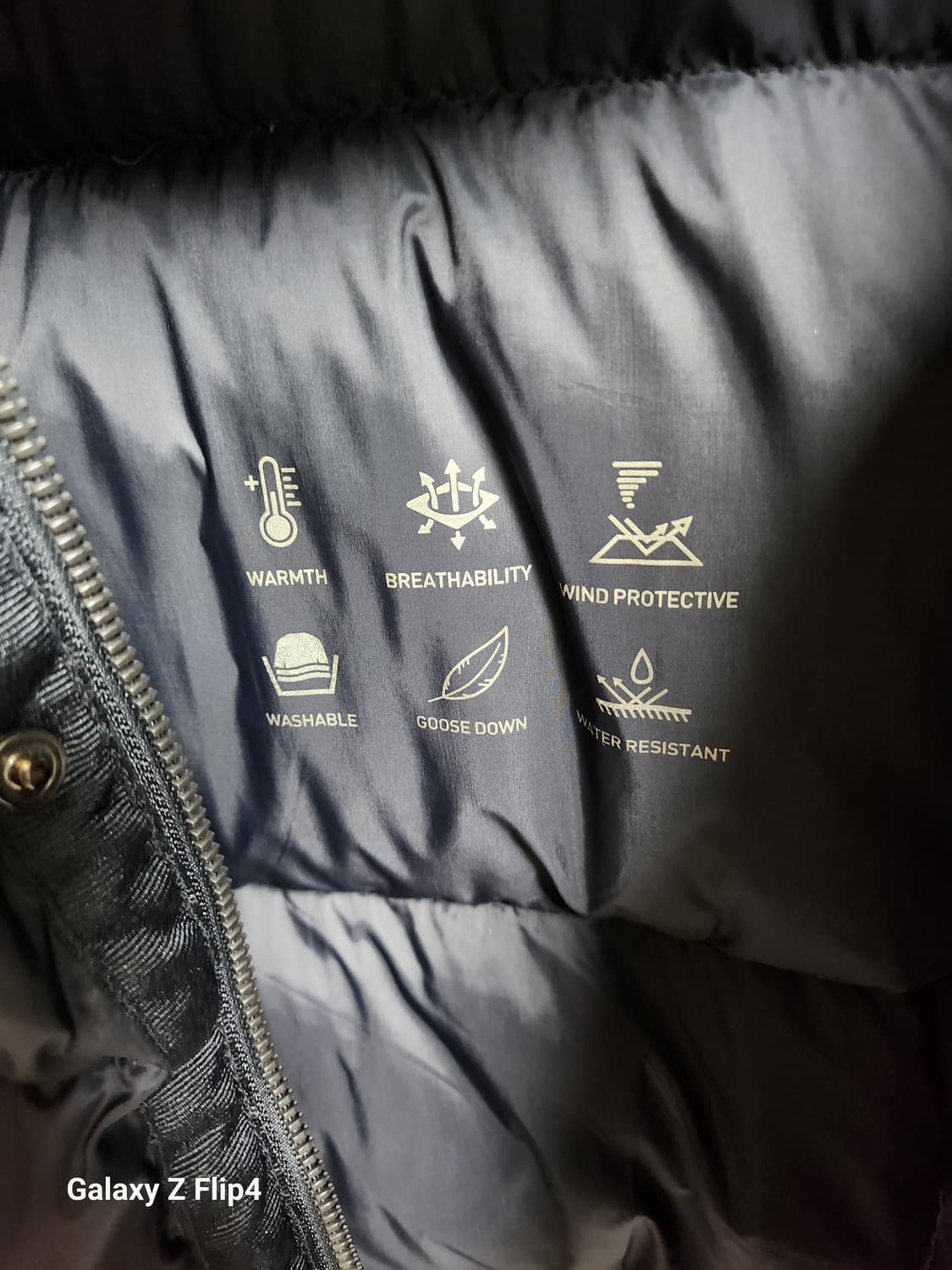 커버낫 구스다운 푸퍼 패딩 L (구매당일1회착) 상품이미지4