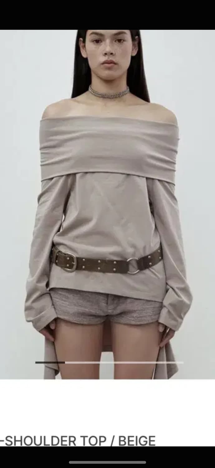 세릭 cerric 오프숄더 + 레이어드 상품이미지2