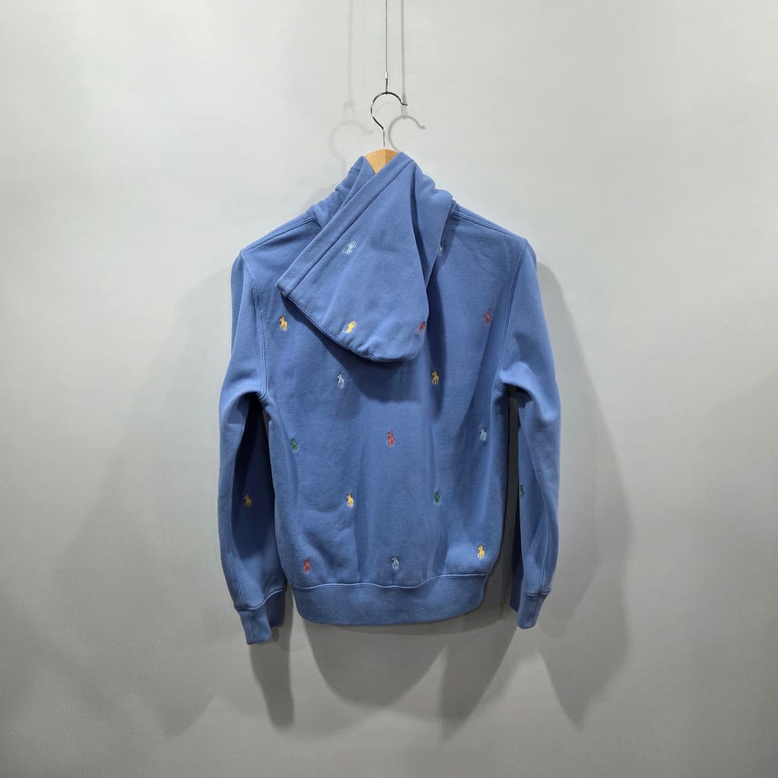 폴로랄프로렌 키즈 멀티자수 기모 후드집업 L(14/16)  상품이미지4