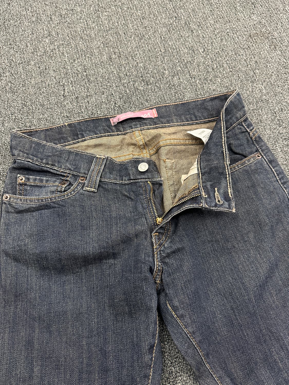 M) 리바이스 504 스트레이트 로우라이즈 데님팬츠 상품이미지5