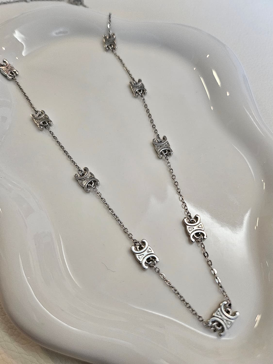 셀린느 트리오페 은장 목걸이 업사이클링 상품이미지1