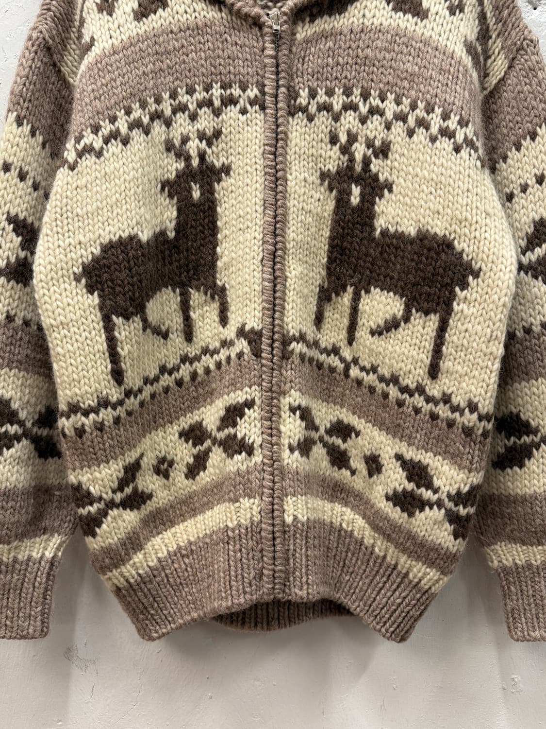 L) MACHOPE Original Wool Zip Knit Jacket 상품이미지4