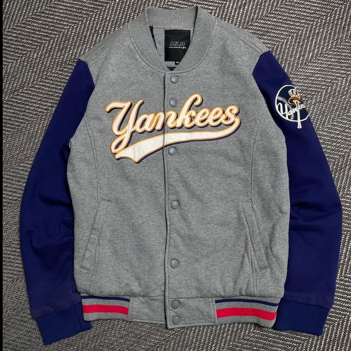 MLB 뉴욕 양키스 빅로고 스타디움 바시티 자켓y 5368 상품이미지1