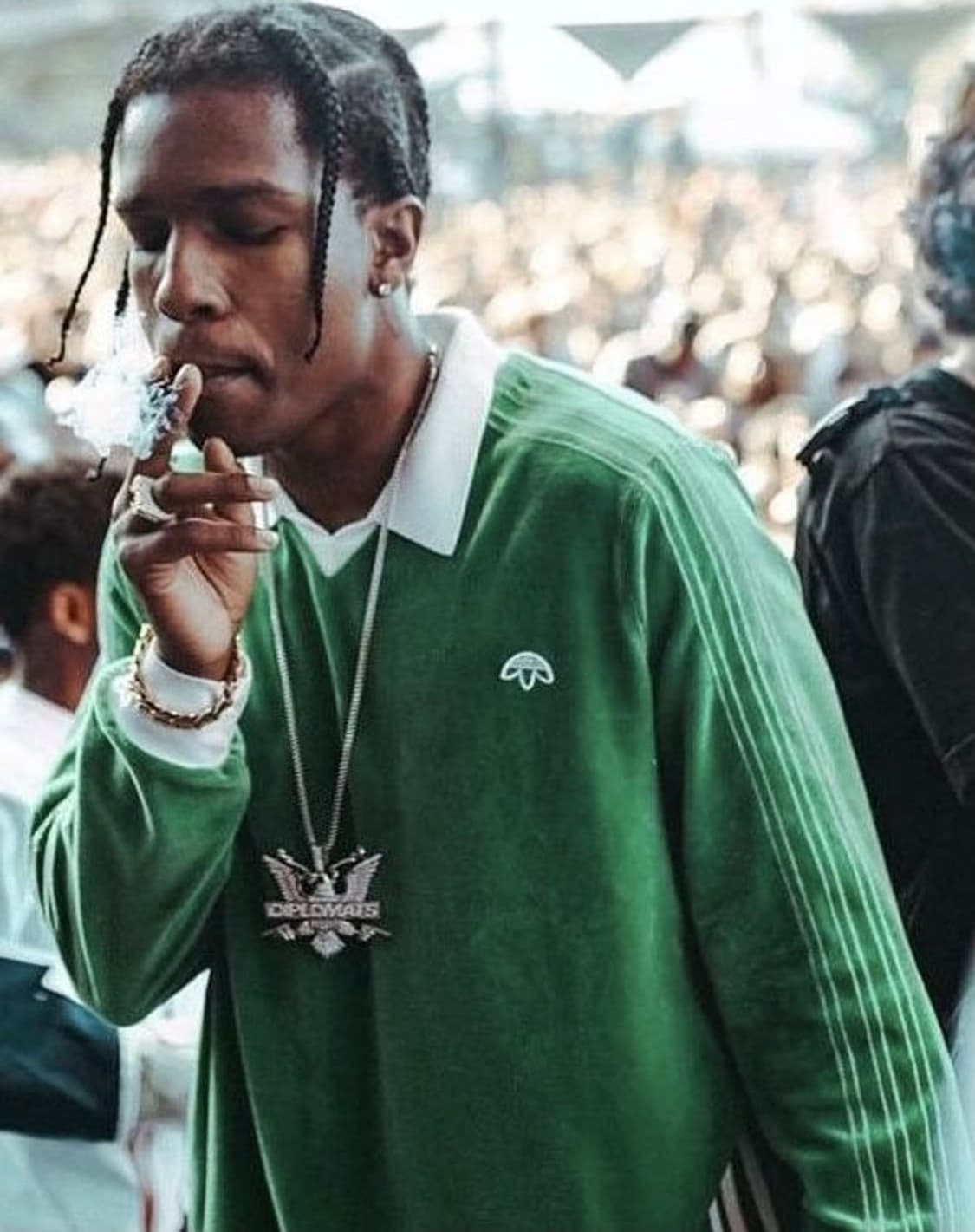 아디다스 X 알렉산더왕 벨루어 그린 상품이미지1