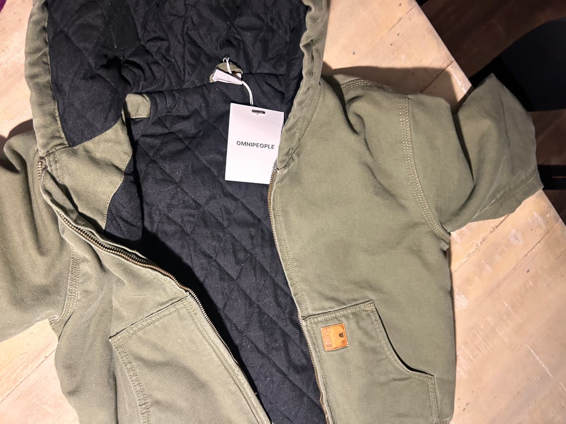 칼하트 빈티지 올리브 액티브자켓 여성용,키즈용 상품이미지8