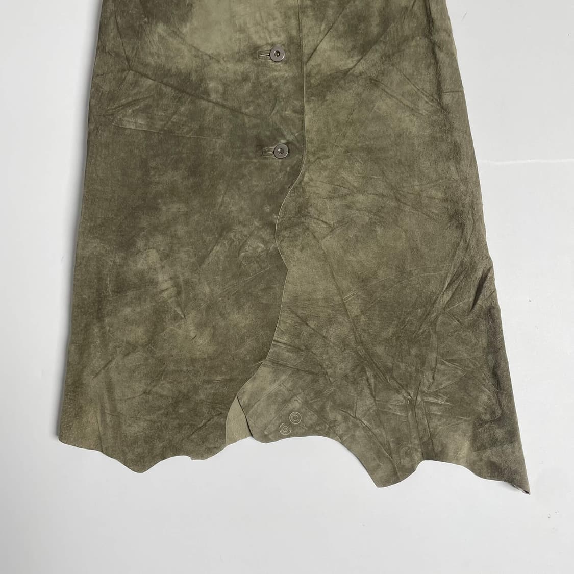 피그 스웨이드 커트 스커트 상품이미지3