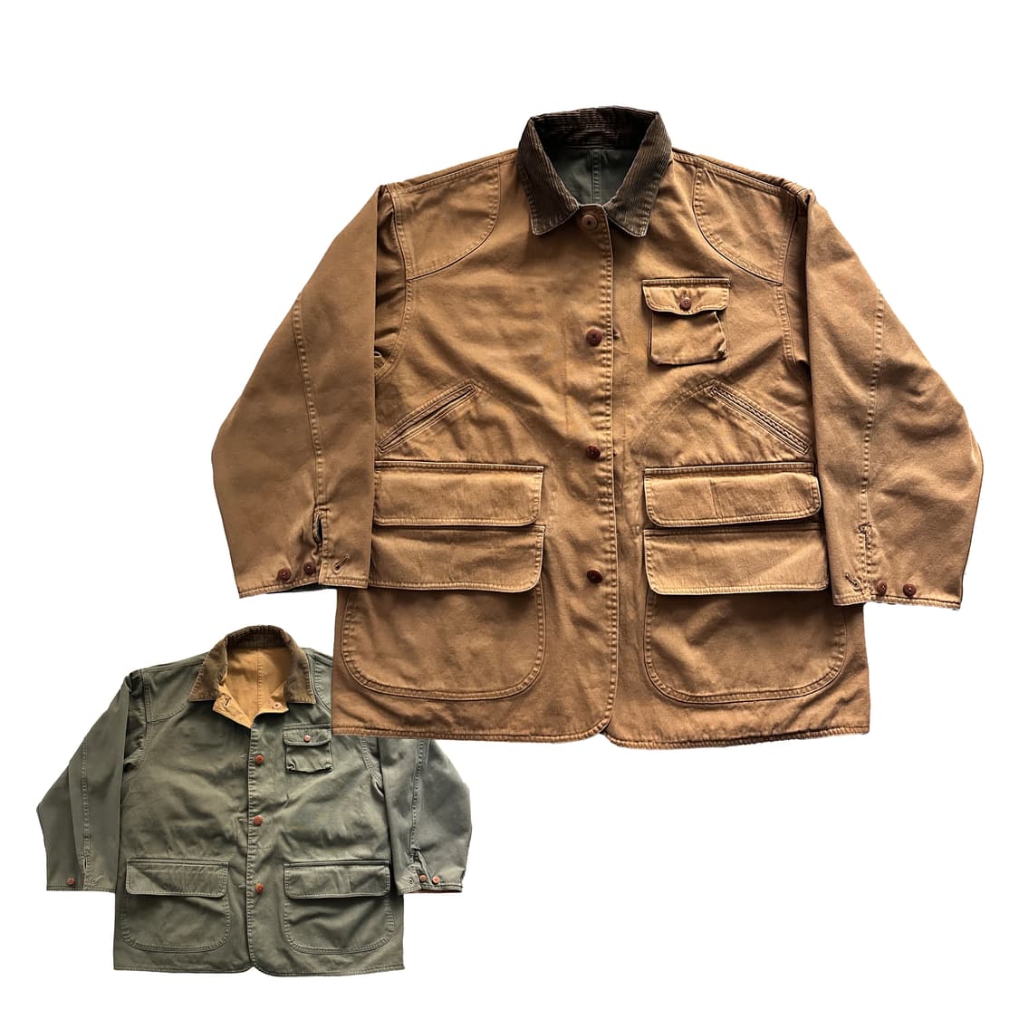 90s 폴로 컨트리 랄프 로렌 리버시블 헌팅 자켓 XL 상품이미지1