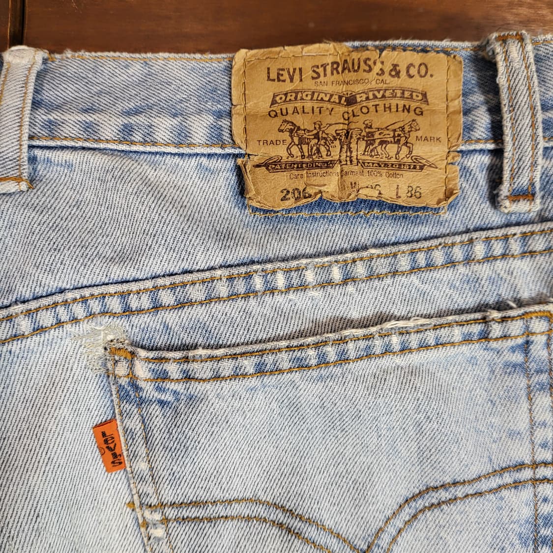 리바이스 청바지 206 (32) 오렌지텝 상품이미지6