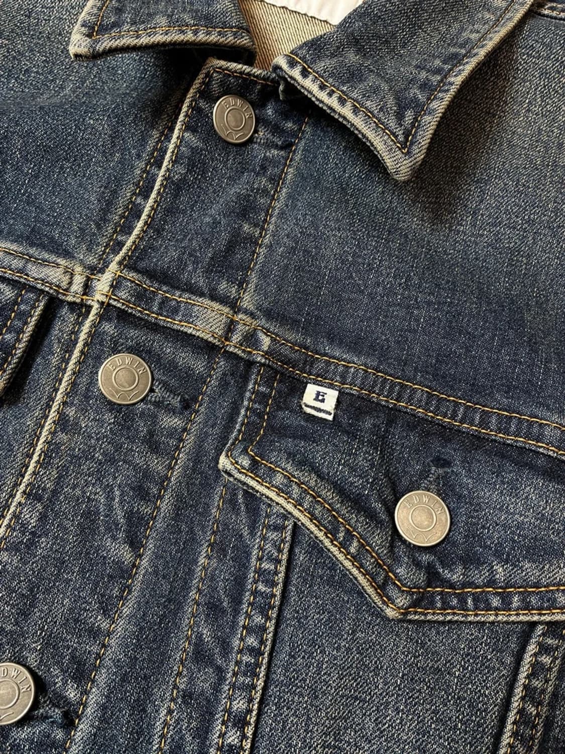 에드윈 00's 오리지널 재패니즈 데님 트러커 자켓 PN7809 상품이미지3