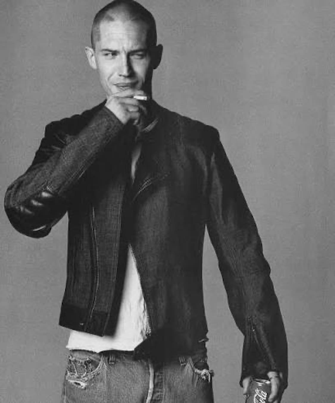 구찌 톰포드 02SS 톰하디 레더 바이크자켓 상품이미지2