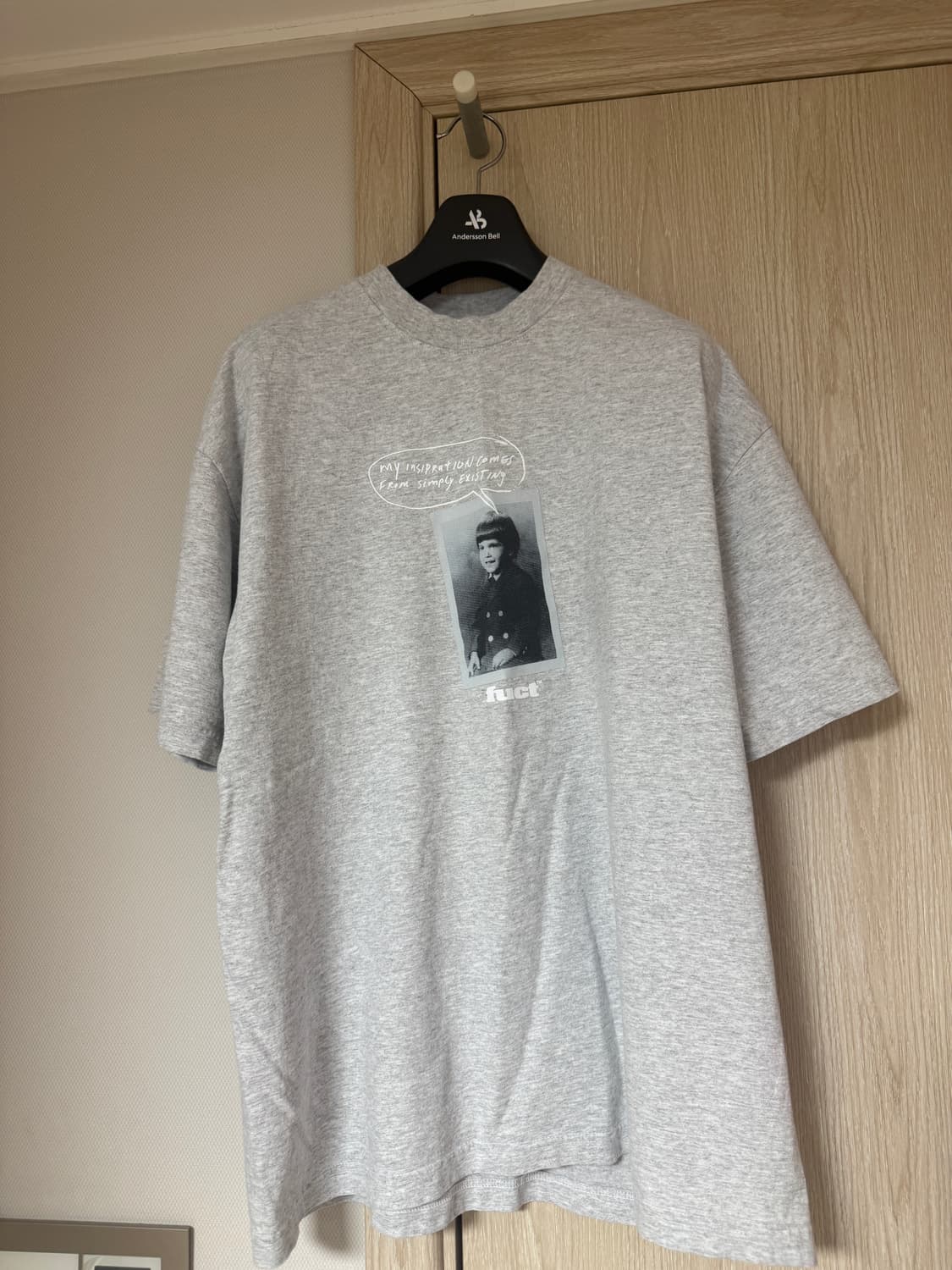 [L] Fuct 퍽트 베이비 티셔츠 그레이 상품이미지1