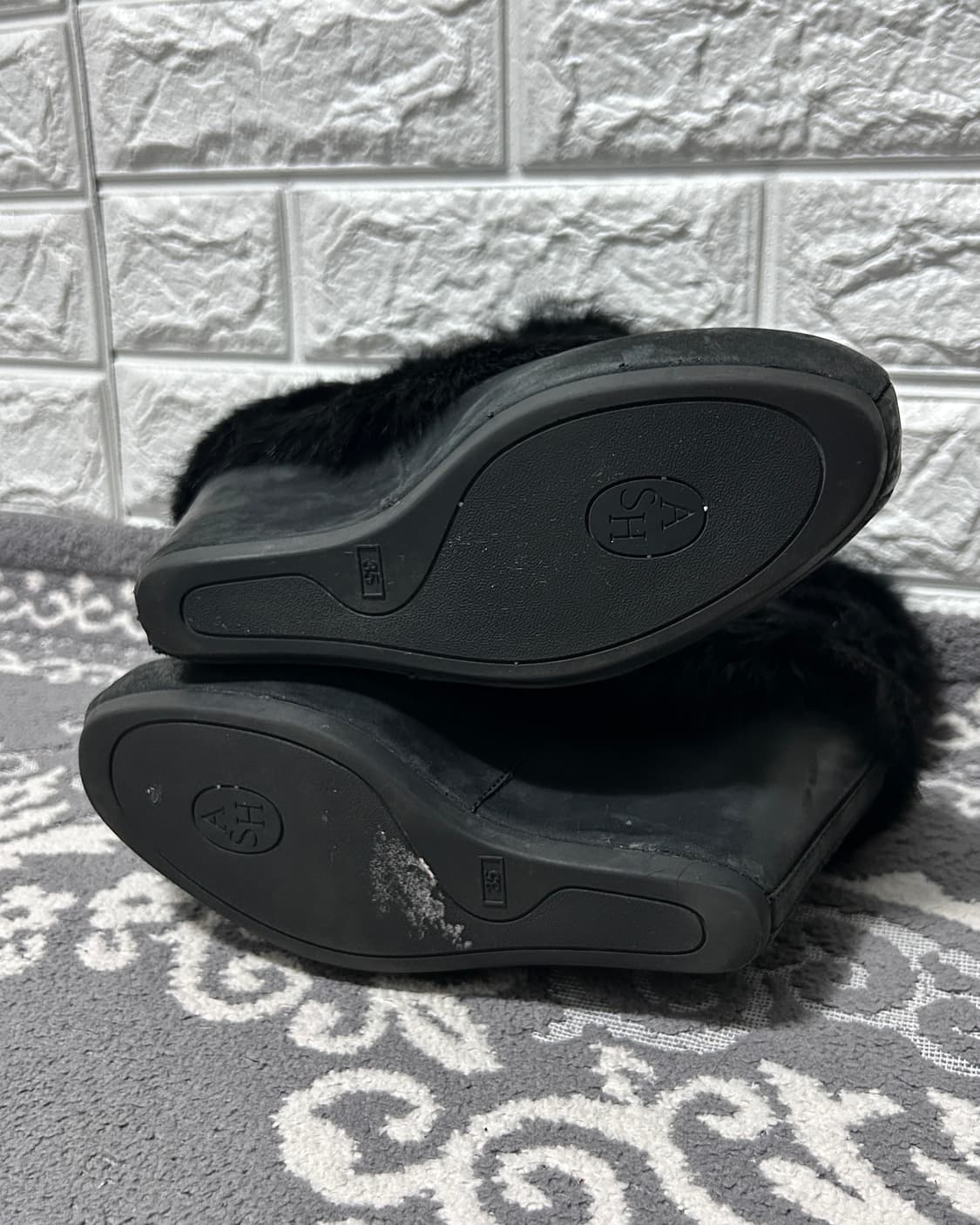 Ash 아쉬 시어링 웨지 하네스 부츠 상품이미지5