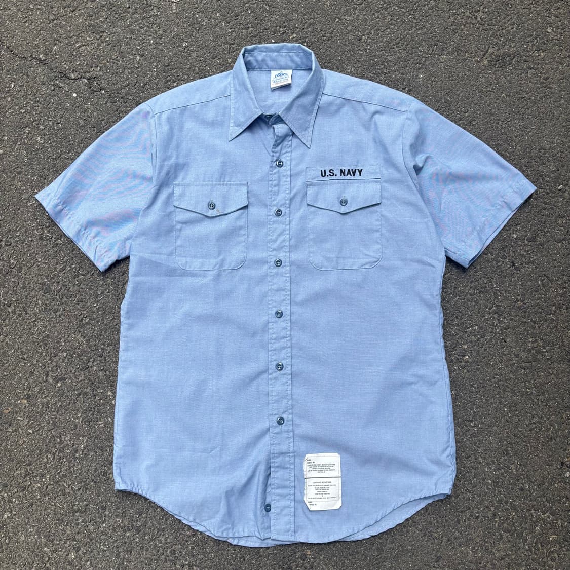 90년대 미해군 유틸리티 워크 셔츠 상품이미지1