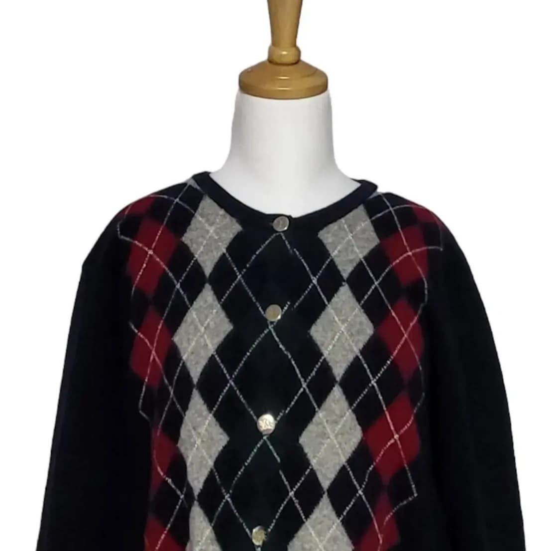 (55-66) 버버리 체크가디건 버버리가디건 버버리니트 버버리금장 상품이미지4