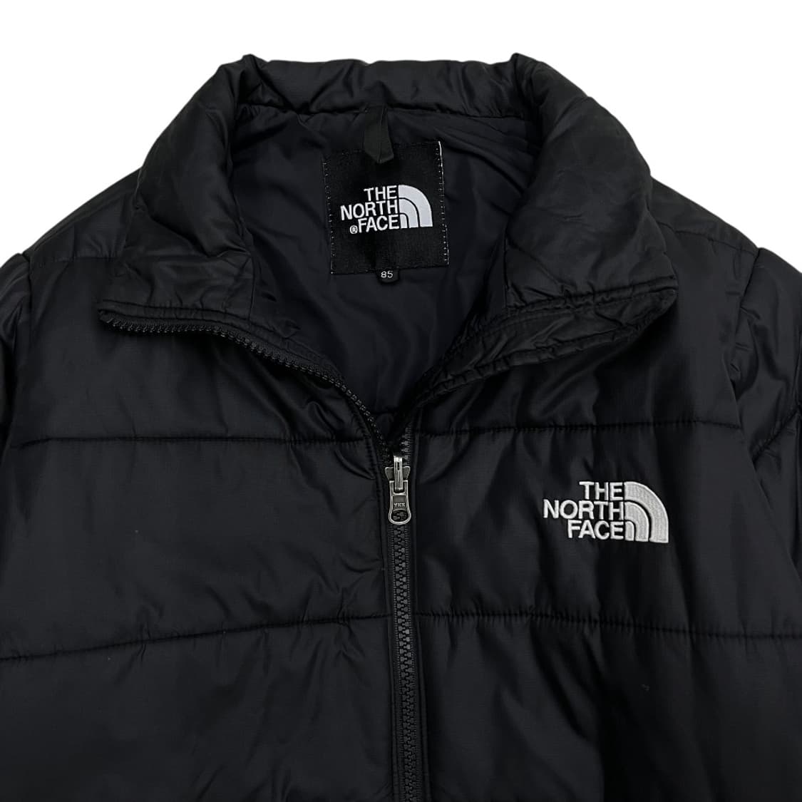 노스페이스 로고 블랙 경량 패딩 85 상품이미지5