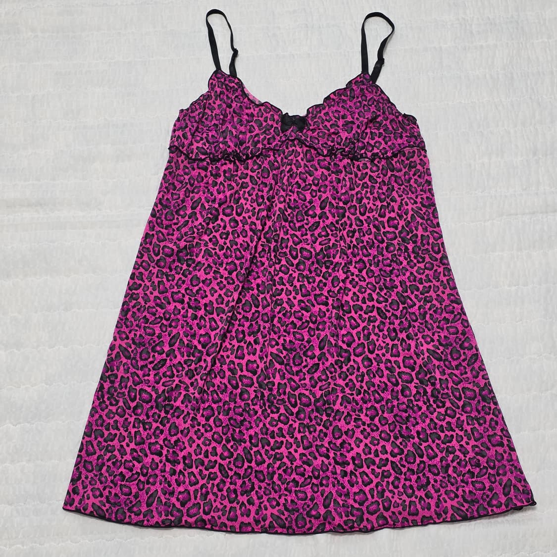 라센자 캐나다 란제리 호피 섹시 슬립원피스 상품이미지1