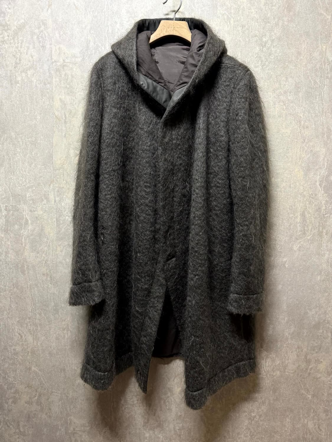 50 / Rick Owens 릭오웬스 모헤어 후드 코트 상품이미지1