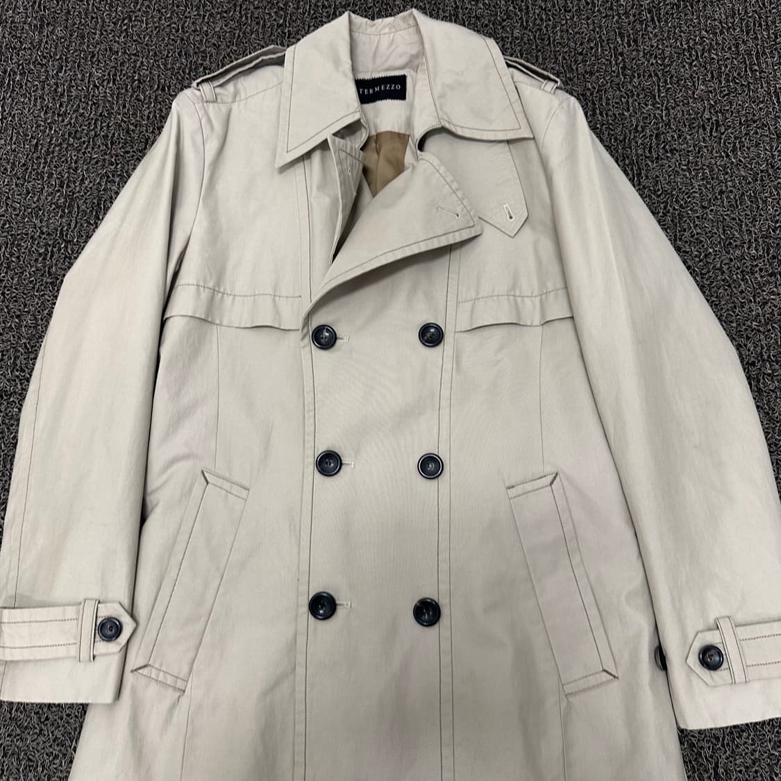 INTERMEZZO 인터메조 트렌치코트 아이보리 100(L) 상품이미지2
