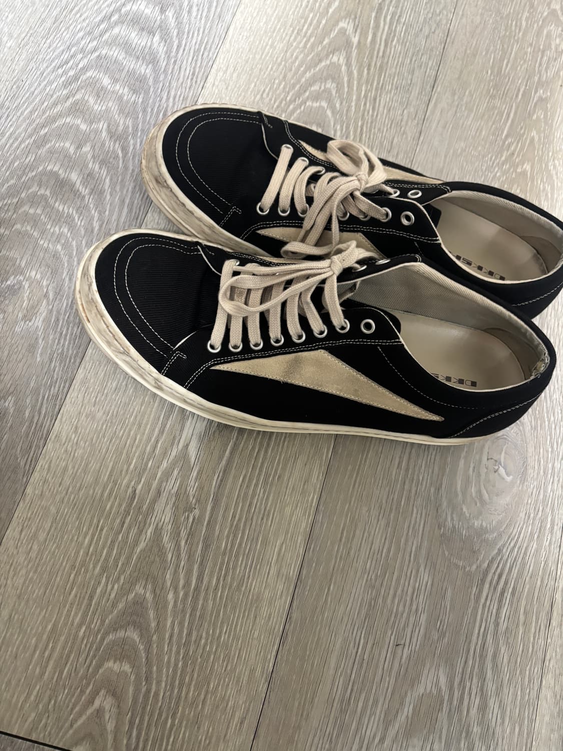 300) 릭오웬스 반스 캔버스 스니커즈 상품이미지3
