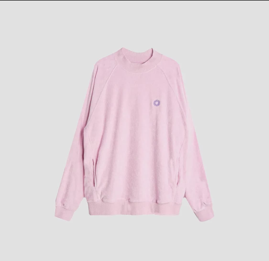 999휴머니티 라벤더 모크넥 맨투맨 상품이미지1