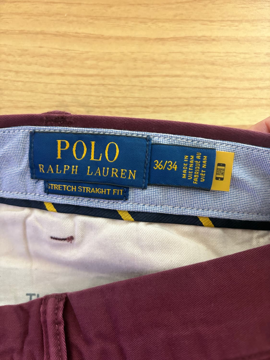 폴로랄프로렌 스트레치 스트레이트핏 워시 치노 팬츠 (36/34) 상품이미지6