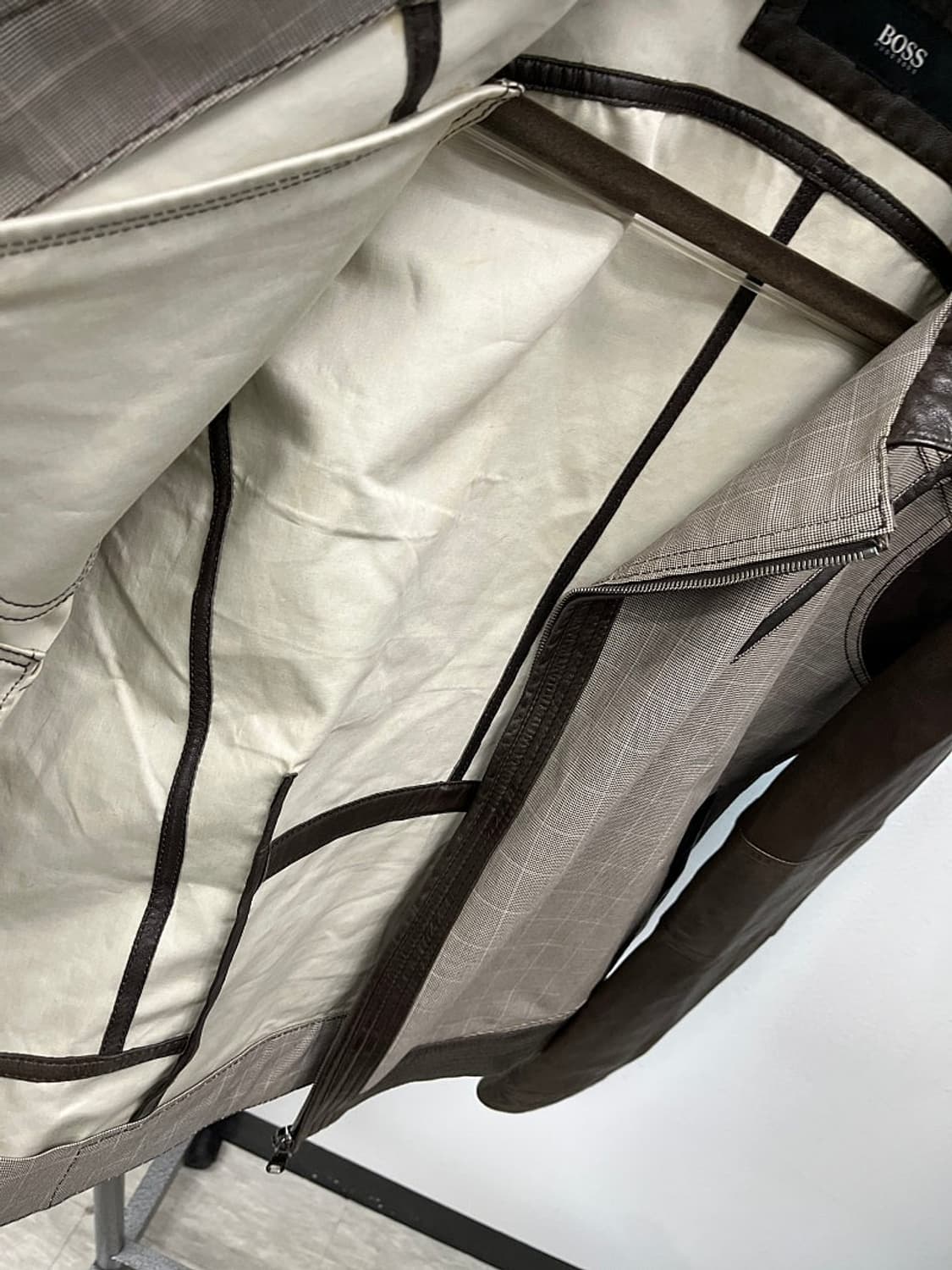 100-105) 휴고보스 레더믹스 라이더자켓  상품이미지8