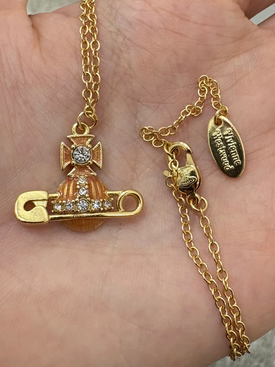 Vivienne Westwood safety pin PENDANT 상품이미지2