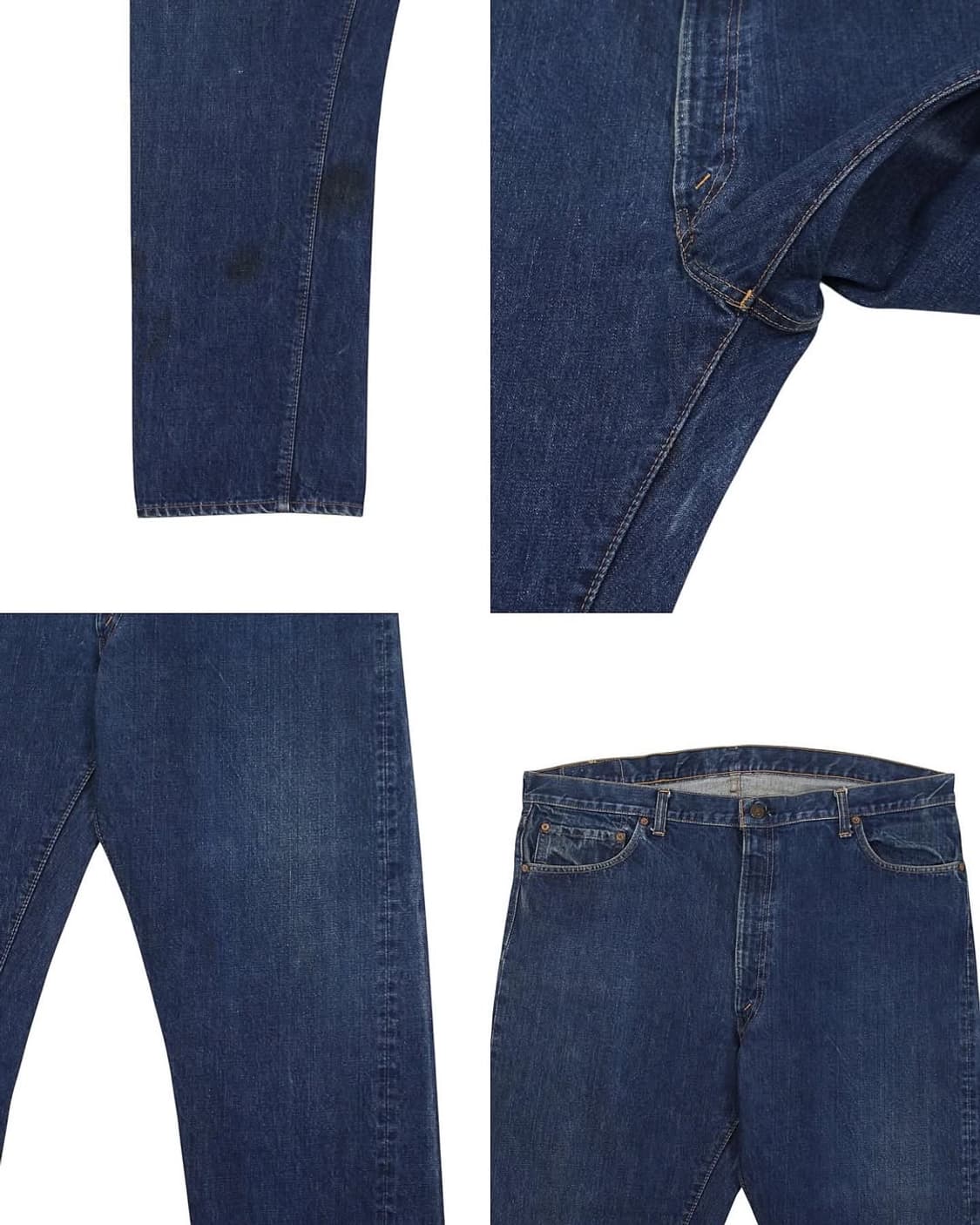 1960s USA 리바이스 505 데님 팬츠 빅E 66전기 빈티지 미제 상품이미지7