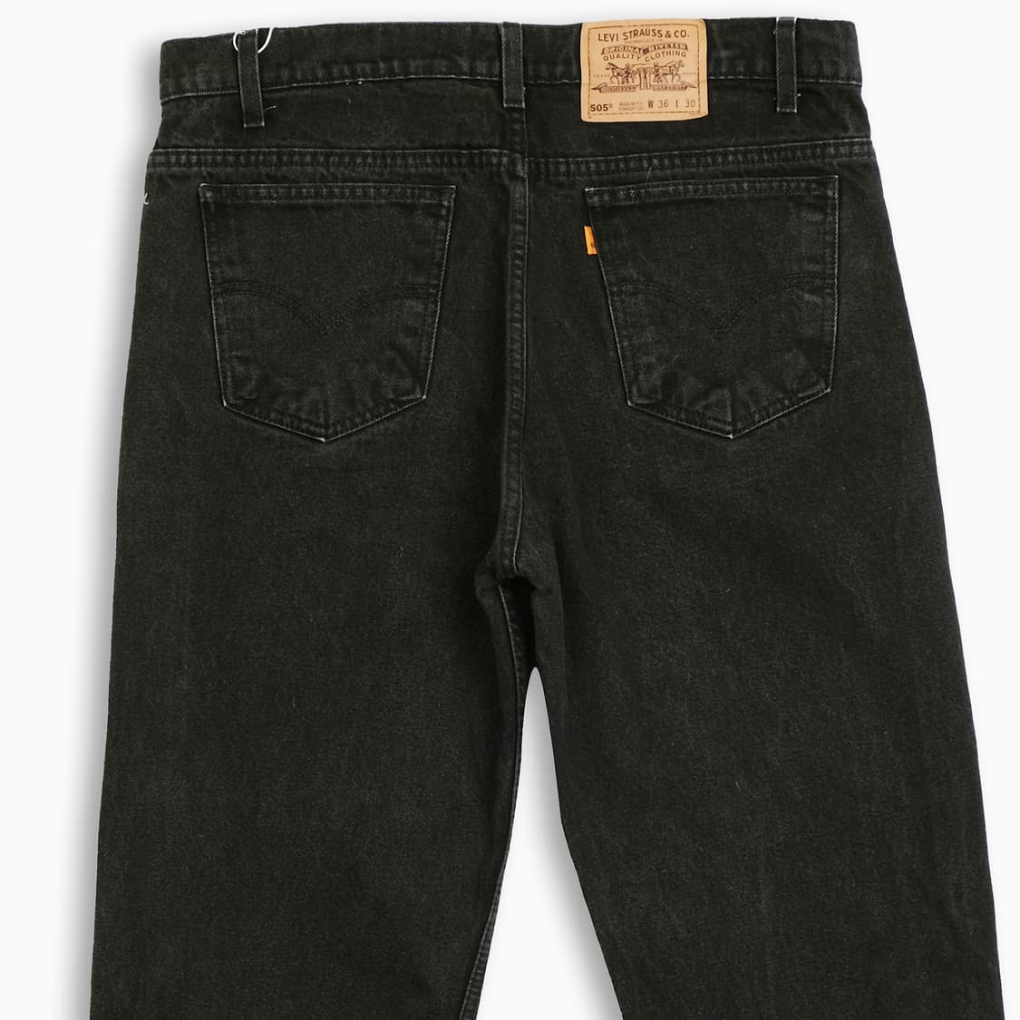 리바이스 505 오렌지탭 흑청 블랙진 90s 35인치 OR50536186 상품이미지6