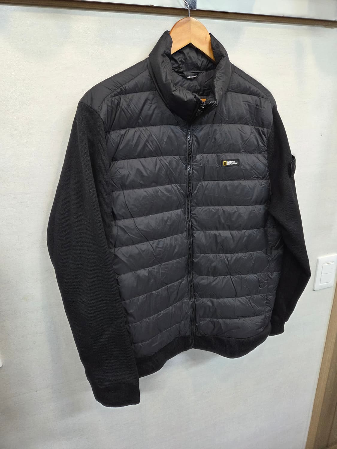 내셔널지오그래픽 하이브리드 브레디 니트 덕다운 경량패딩 xxl 상품이미지5