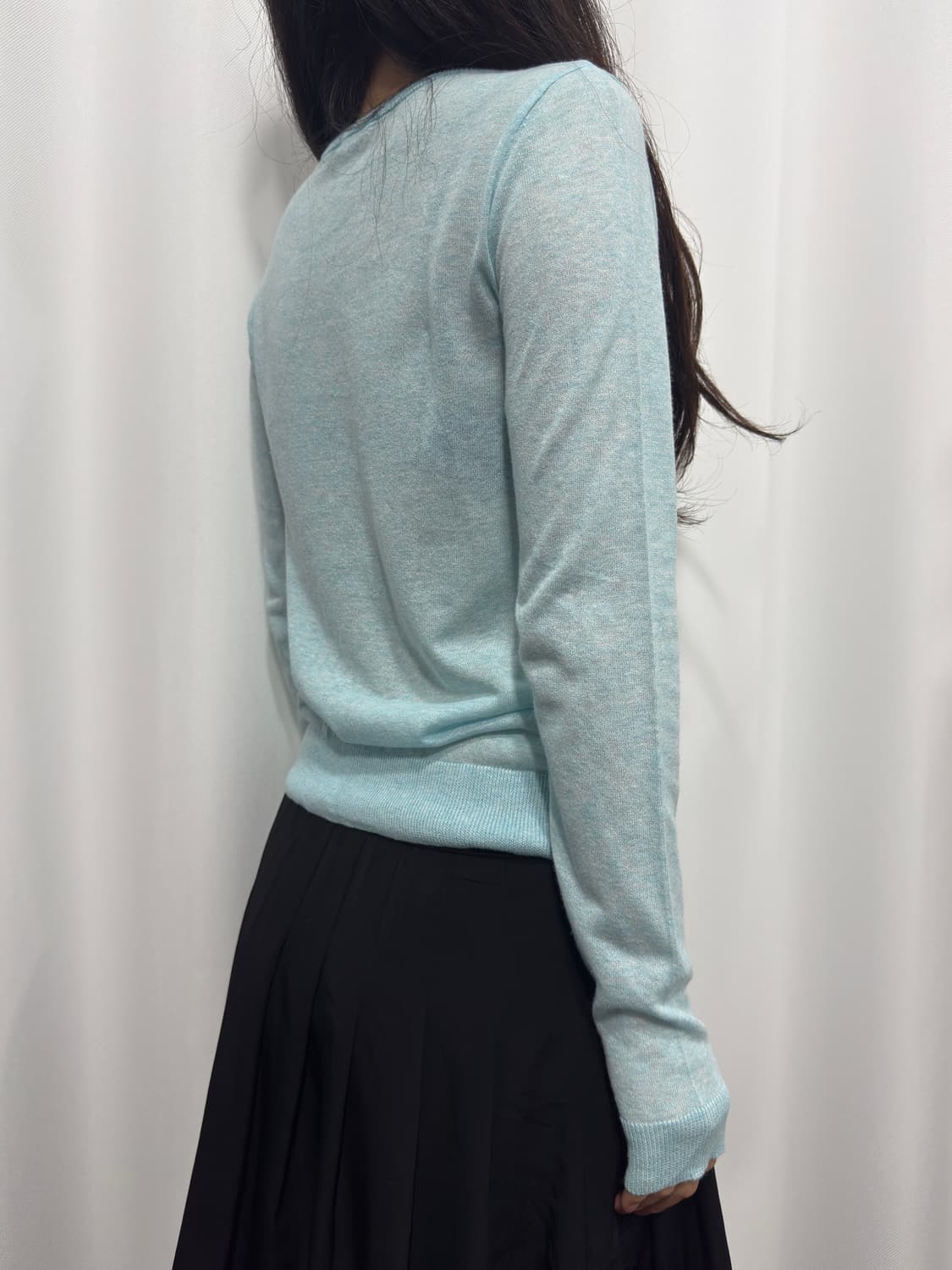 soft blue cardigan 상품이미지4