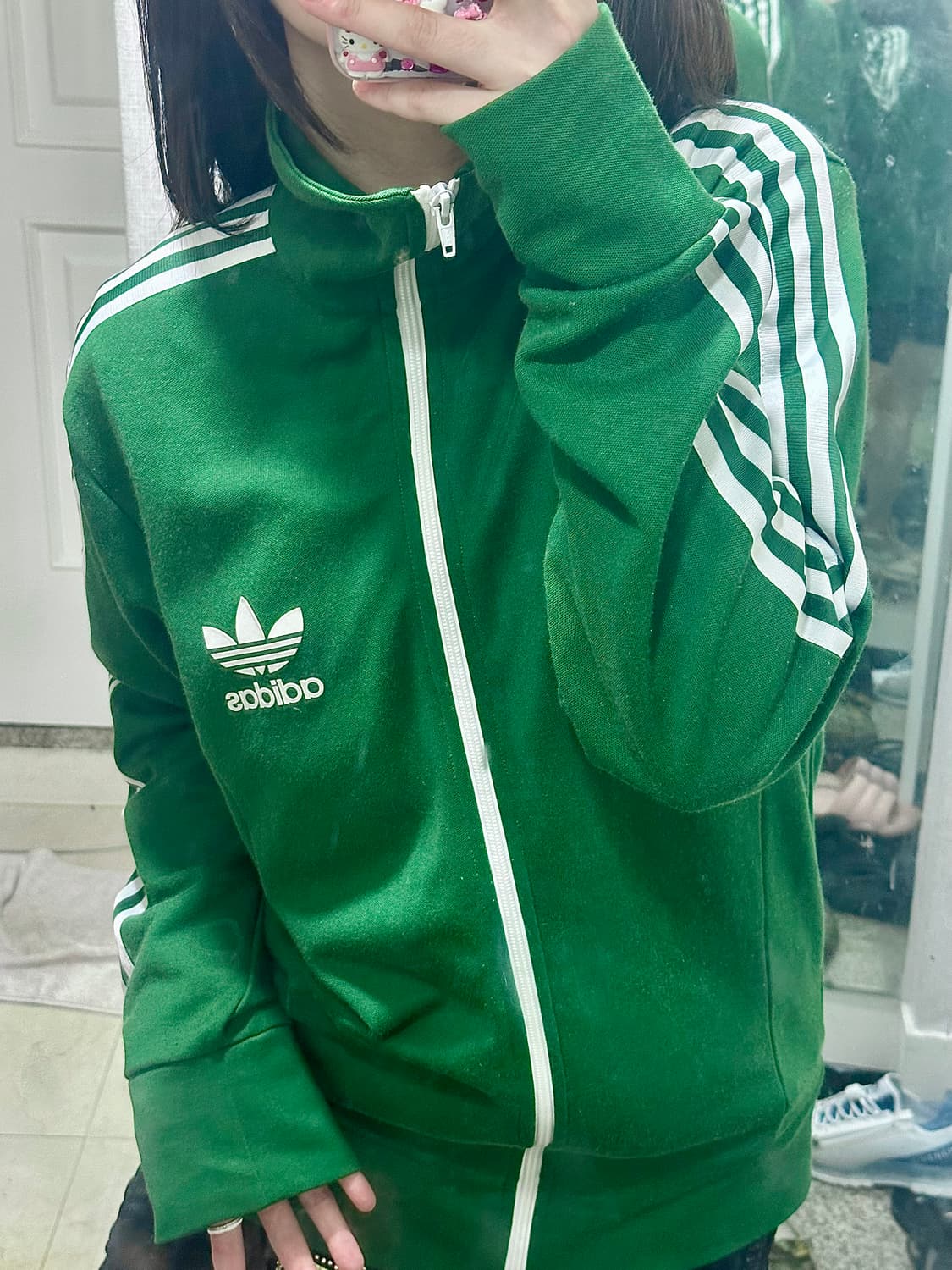 아디다스 y2k파이어버드 져지 Green 상품이미지4