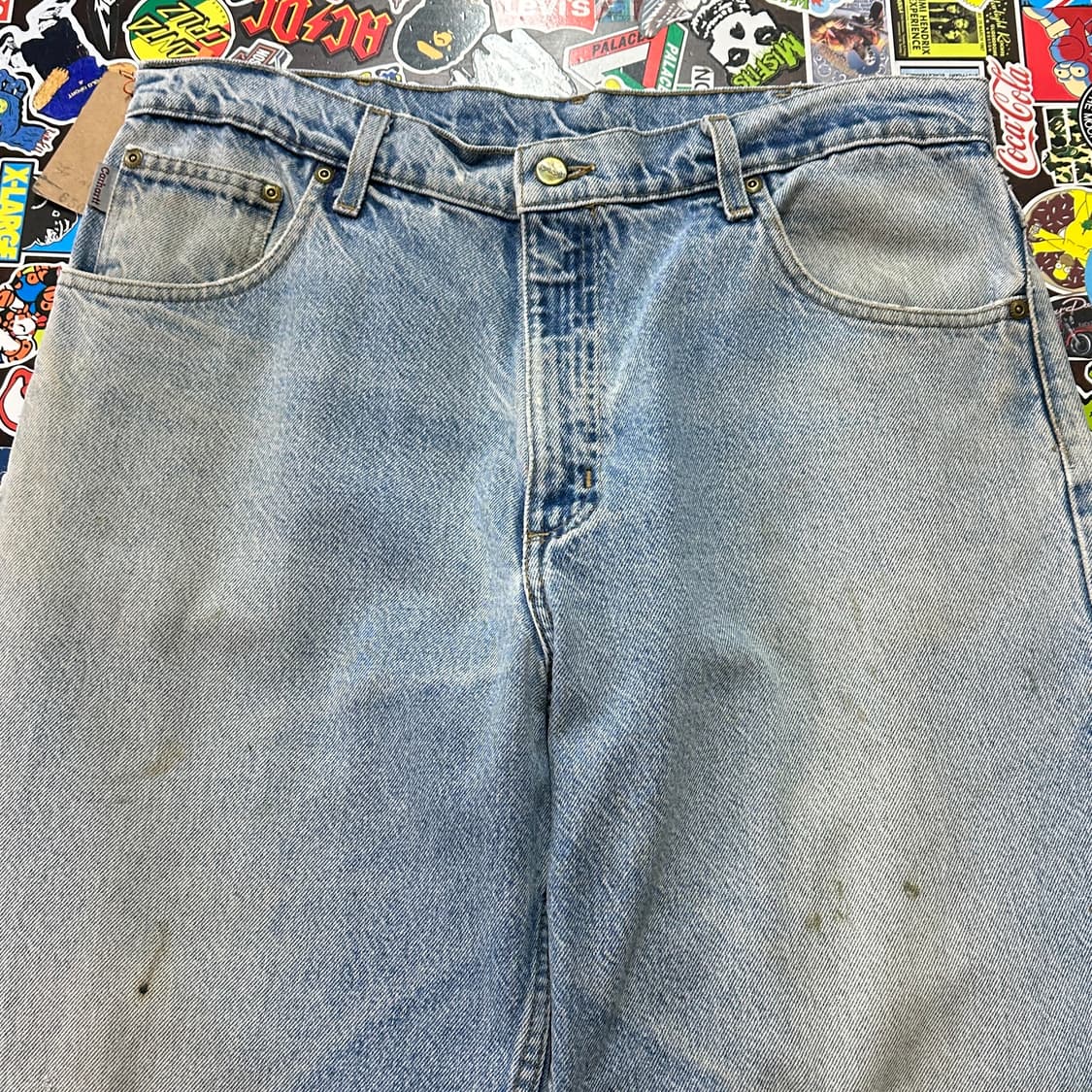 칼하트 블루 진 데님 팬츠 B17-DST 35 상품이미지5