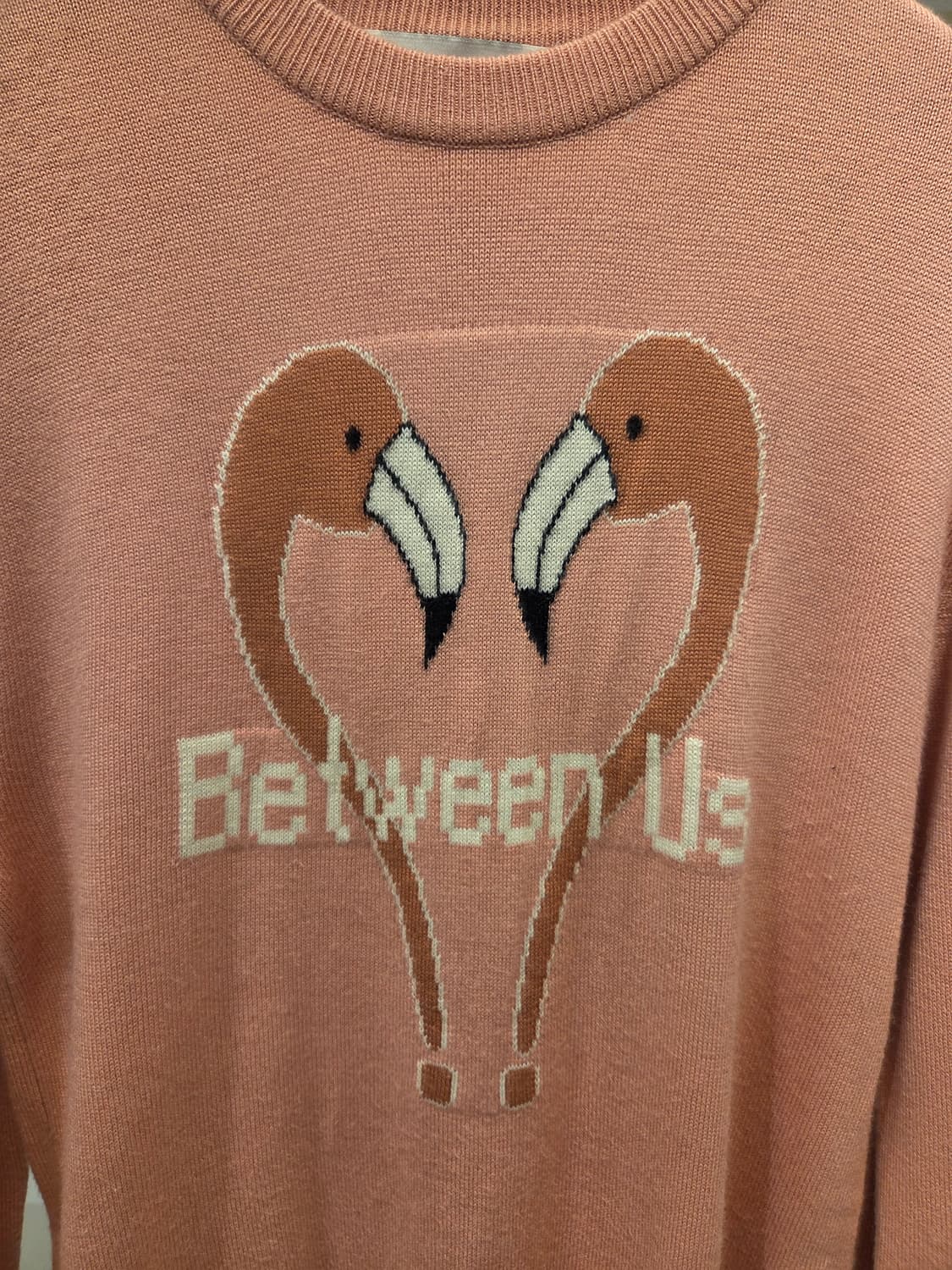 앤더슨벨 핑크 플라밍고 니트 티 상품이미지3