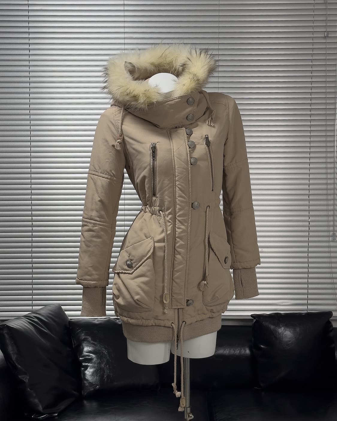 {DURAS ambient} Raccoon Fur N3B Parka 상품이미지1